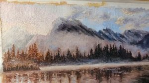 Таинство рассвета над горным озером.mp4