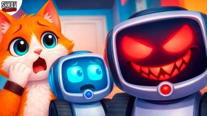 КОТ и КОСМО в ШОКЕ от НОВОГО РОБОТА! I Am Cat VR / Часть 62