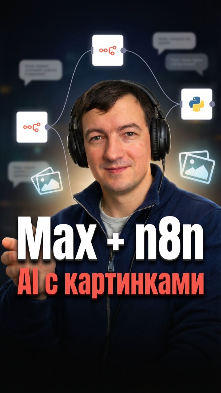 AI-ассистент в Max с ответами картинками — как сделать #n8n #maxbot  #max смотреть онлайн