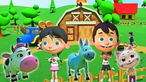 Животные на Ферме  А У Дедушки В Селе Ферма Есть  БроиСис - Детские Песни