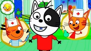 Три Кота Стоматолога вызывали Давай, вылечим котика!