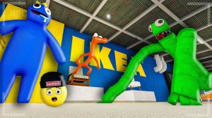 НОЧЬЮ В ИКЕИ ВЫЛАЗЯТ РАДУЖНЫЕ ДРУЗЬЯ В ГАРРИС МОД! НУБАСТЕР