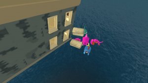 побег от мобов в чикен гане 1 день