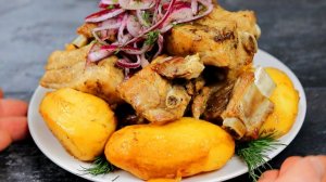 Такую ВКУСНЯТИНУ можно готовить каждый день! Идеальные свиные ребрышки с картошкой для вашего ужина!