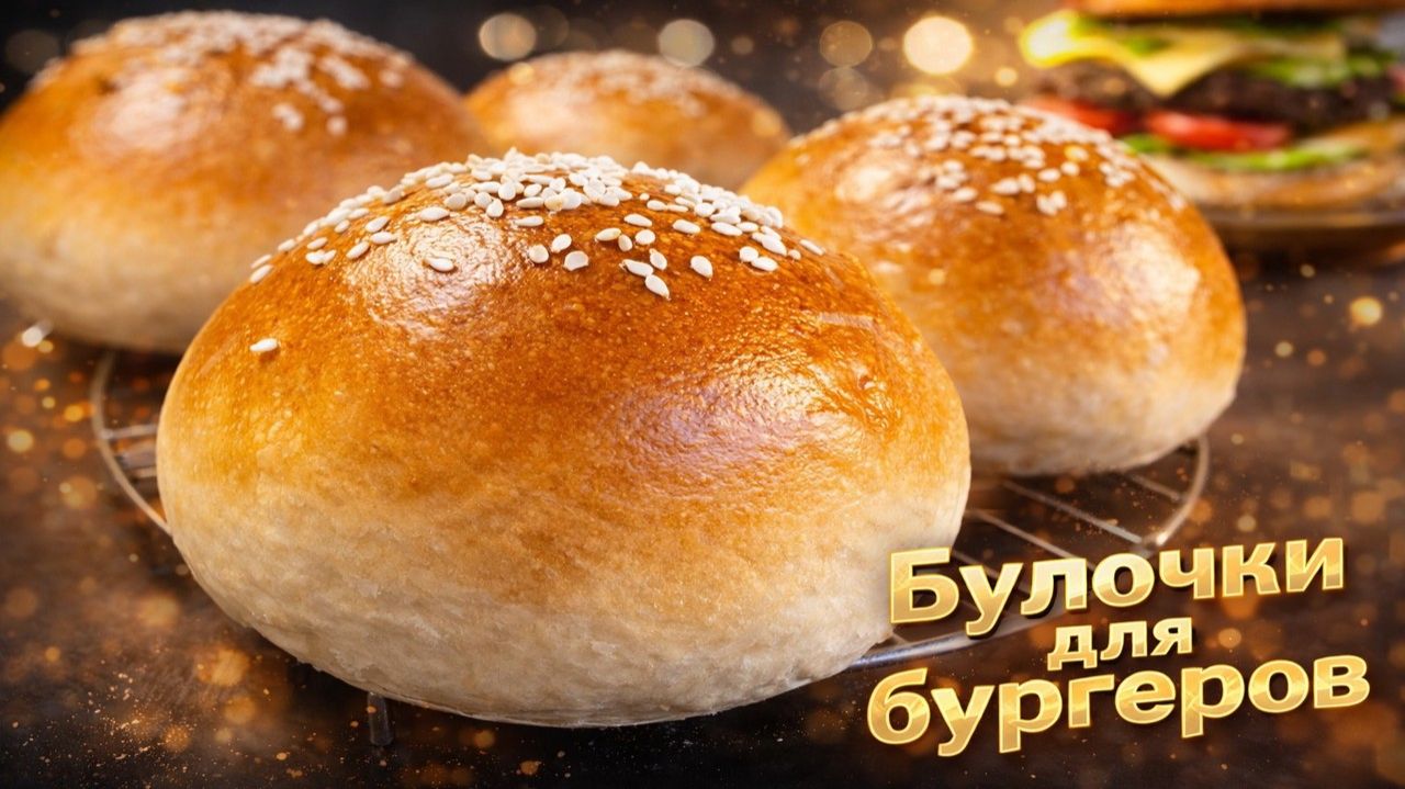 ЛУЧШИЕ БУЛОЧКИ для бургеров своими руками. смотреть онлайн