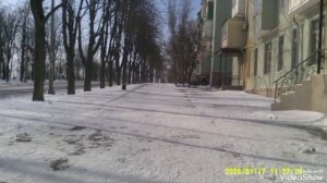 18-01-2026Мариуполь🏙️ Приморский район.Спасибо тем,кто на спецтехники очистили от снега тротуары 💓