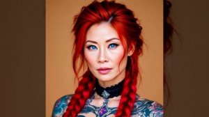 КРАСИВАЯ ЯПОНСКАЯ ДЕВУШКА ЛЮСИ ЛЬЮ нейросеть