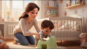 Малышам мульт учимся на горшок садиться играючи