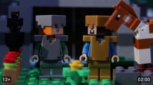 Лего майнкрафт  у стива украли алмаз!