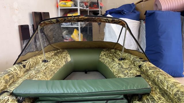 Лодка Reef Jet 420Fi Камуфляж Интегрированный фальшборт