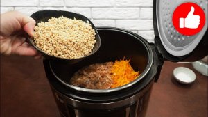 Очень вкусный и легкий ужин. Уверяю, рецепт покорит любого! Готовлю часто - перловка в мультиварке!