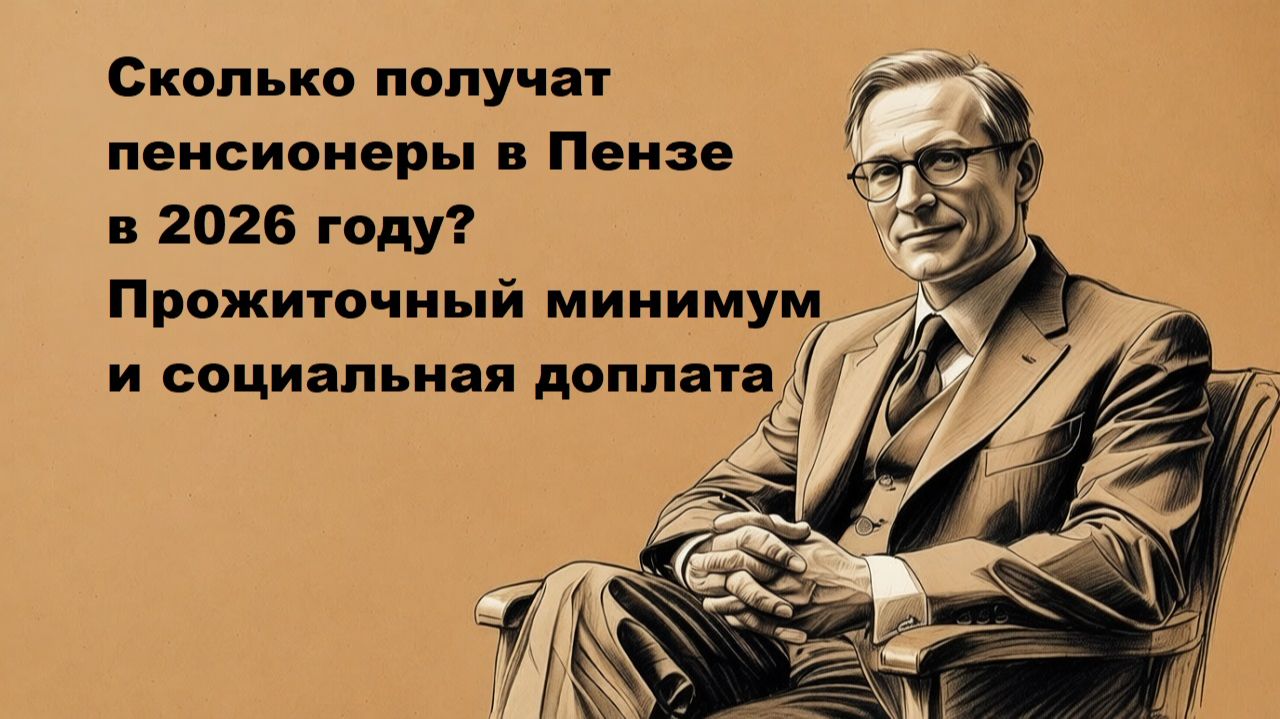 Минимальная пенсия в Пензенской области в 2026 году смотреть онлайн