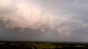 Штормовой фронт над городом Вязники 05.07.2015