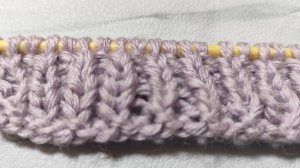 Набор петель при вязании варежек, носок