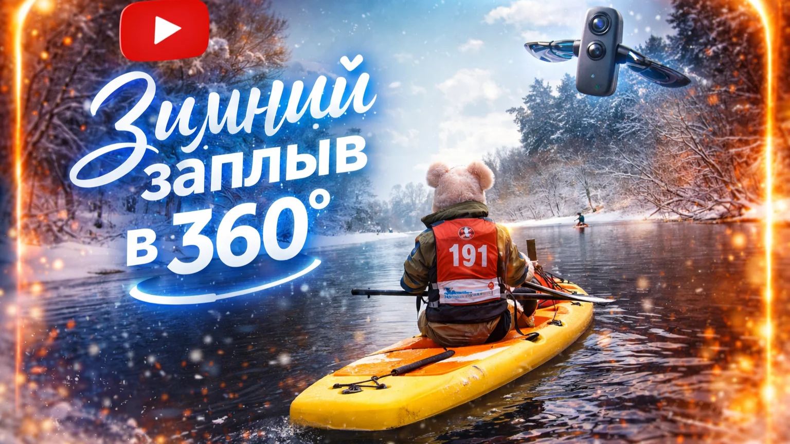 Зы-зы-зы 2026, заплыв на сапе по Истре смотреть онлайн