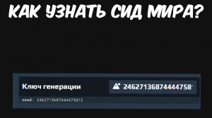 КАК Узнать Сид мира на Aternos в майнкрафте гайд