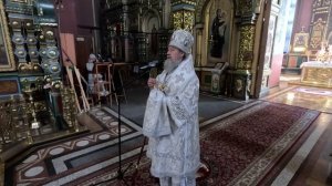 Проповедь епископа Максима в Крещенский сочельник