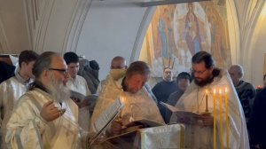 Великий чин освящения воды в Крещенский сочельник. ВИДЕО