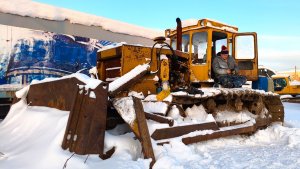 Оживление 20 тонного  бульдозера из СССР