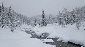 Поднебесные зубья. Одиночный зимний поход