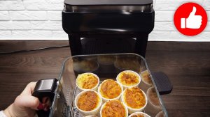 Творожные кексы которые тают во рту  Рецепт вкусных домашних кексиков к чаю в аэрогриле!