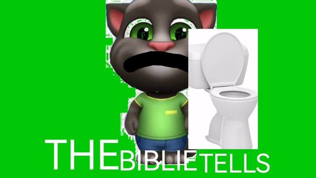 THE Bible tells logo remake на зелёном фоне