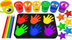 ИГРАЕМ В СЛАЙМЫ ЗАЛИВАЕМ В ФОРМЫ ЦВЕТНЫХ ЛАДОШЕК ВИДЕО ДЛЯ ДЕТЕЙ ДЕТСКИЙ КАНАЛ ИГРАЛКИ-ЗАЛИПАЛКИ