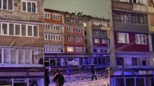 Появились кадры атаки БПЛА на Беслан. Повреждена жилая многоэтажка.18.01.2026