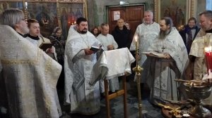 Чтение паремий на Освящение Воды в Свято Вознесенском храме в Сыктывкаре