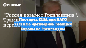 Постпред США при НАТО заявил о чрезмерной реакции Европы на Гренландию