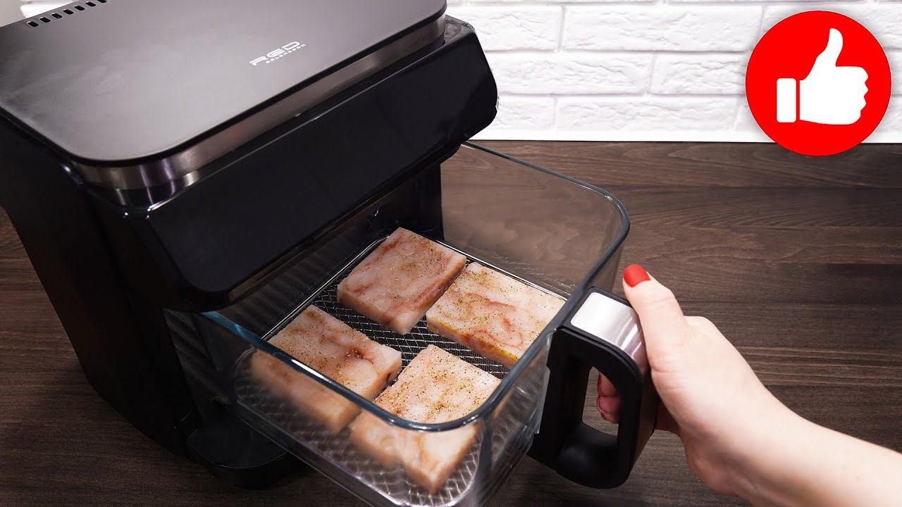 Ленивый Ужин, готовится за минуты. Рыбное филе в брикетах в аэрогриле. Быстро и просто! смотреть онлайн