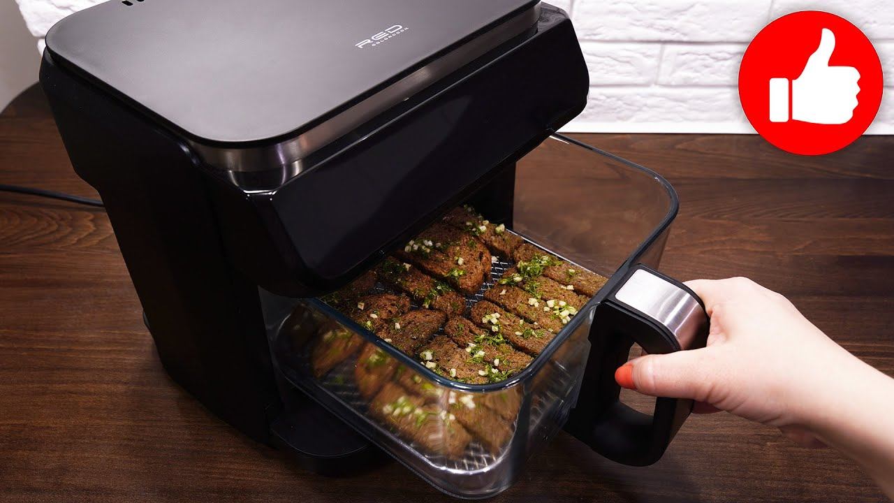 Просто обожаю такую закуску - лучшие чесночные гренки в аэрогриле! смотреть онлайн