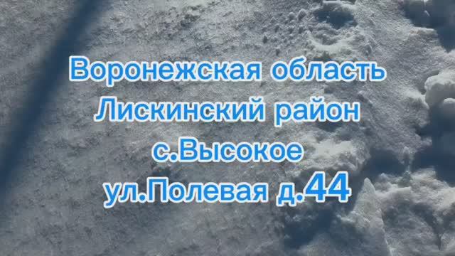 Дом в Лискинском районе с. Высокое ул. Полевая д. 44