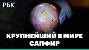 В Шри-Ланке представили крупнейший в мире сапфир весом 3,5 тыс. карат