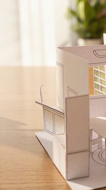 Бумажный домик. Поделка смотреть онлайн