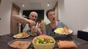 Мукбанг все ОРГАНИЗАТОРЫ будут наказаны! Что мы РЕШИЛИ?! Рыбный ДЕНЬ) Семейный ПП ужин в Таиланде