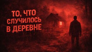 ТО, ЧТО СЛУЧИЛОСЬ В ДЕРЕВНЕ. Страшные. Мистические. Творческие истории