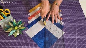 Как из самого простого квадрата создать эффектный лоскутный узор. Такого вы точно не ожидали!