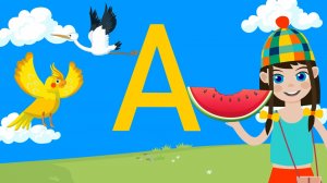 Алфавит для малышей - Учим Буквы А Б В- Любаша Зебра в клеточку - Обучающие детские песни и мультики