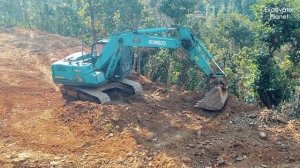 Строительство Горной Дороги Экскаватором | Труднодоступный Край Обрыва, Нет Права На Ошибку