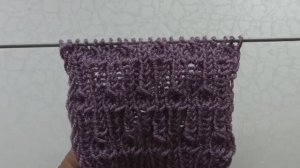 Устали от вязания резинки?  Свяжем по новому!