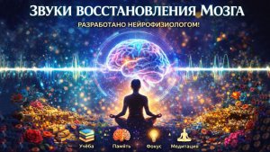 ЗВУКИ ВОССТАНОВЛЕНИЯ МОЗГА: Разработано Нейрофизиологом! Учёба, Медитация, Память, Фокус. Работает!
