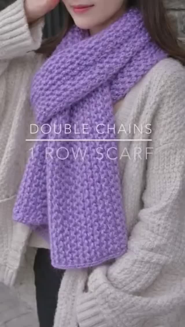 Не каждый шарф сумеет удержать внимание 💜 Этот — сумеет! 💜 смотреть онлайн