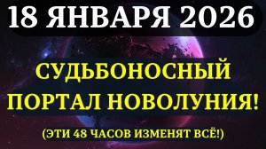ЭТО НАЧИНАЕТСЯ!☀️ Важнейшие перемены в вашу пользу - УНИКАЛЬНЫЙ ПОРТАЛ НОВОЛУНИЯ 18 ЯНВАРЯ!💖