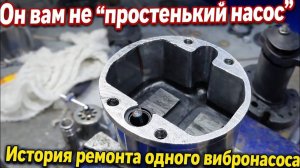 Вибрационный насос является сложным устройством, с применением космических технологий. Ремонтирую...