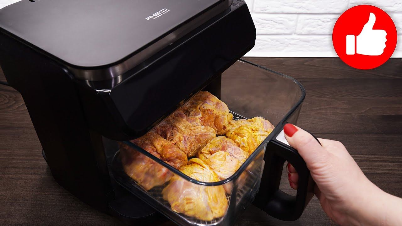 Быстрый и Вкусный рецепт курицы в аэрогриле. Куриные бедра в сметане на Праздничный стол! смотреть онлайн