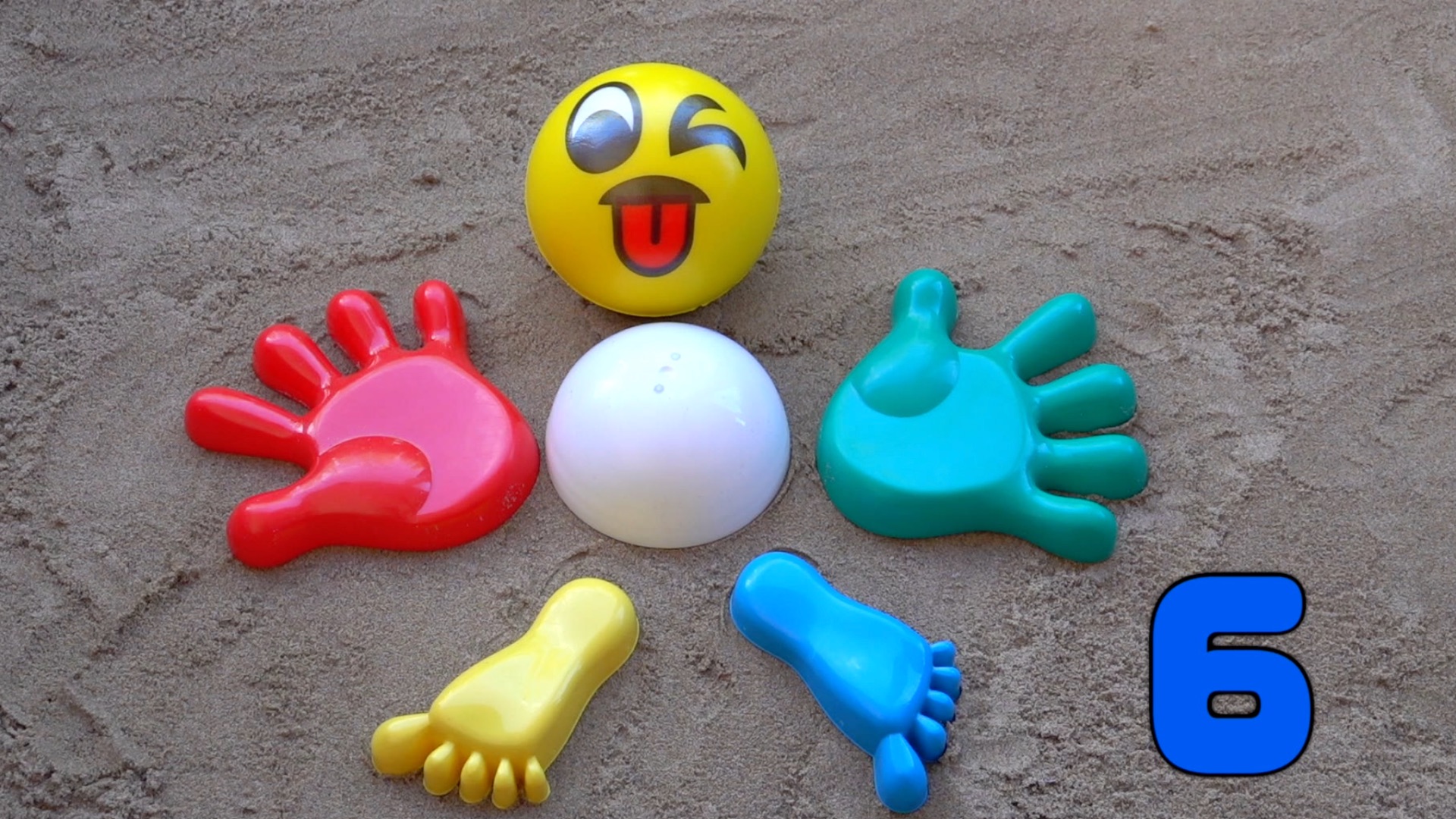 Учим Названия Цветов с Мячиком | Ручки и Ножки | Ладошки | Мультик для Малышей  | Видео для малышей смотреть онлайн