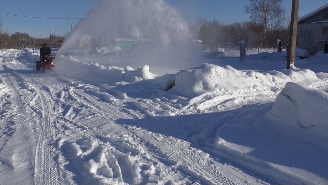 Обзор снегоуборочной приставки СМТ-110