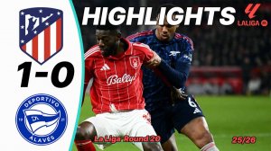 Атлетико - Алавес 1-0. Ла Лига 25/26. Обзор матча.