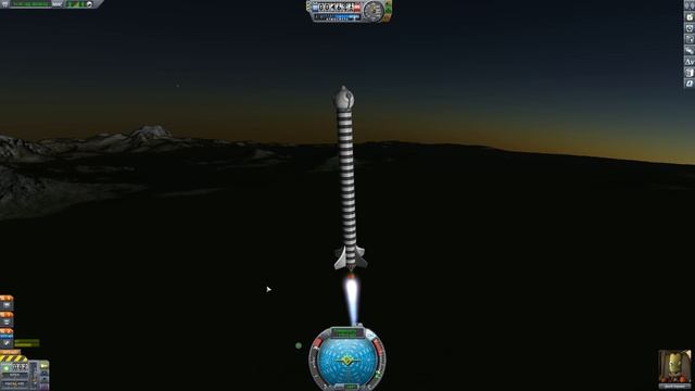 Kerbal Space Program Союз-1М на ракете Р-2М Попытка выйти на орбиту №4 смотреть онлайн